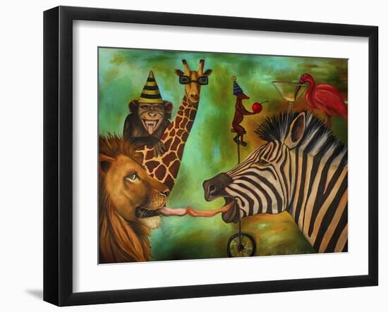 Party Animals-Leah Saulnier-Framed Giclee Print