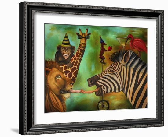 Party Animals-Leah Saulnier-Framed Giclee Print