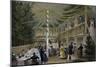 Party at Hotel Europa in Vienna, Print, Austria, 19th Century-null-Mounted Giclee Print