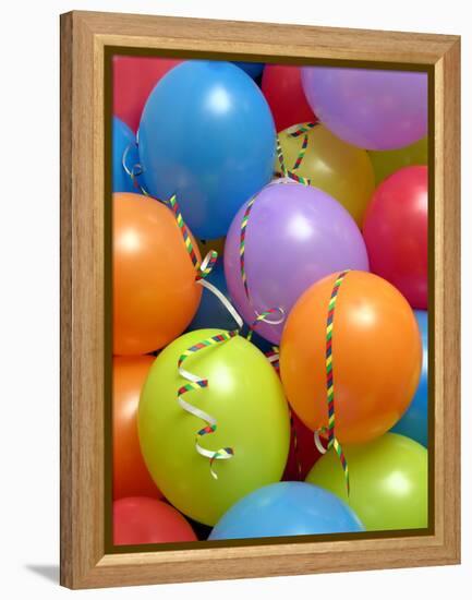 Party Balloons And Streamers-Tony Craddock-Framed Premier Image Canvas