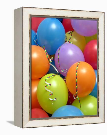 Party Balloons And Streamers-Tony Craddock-Framed Premier Image Canvas