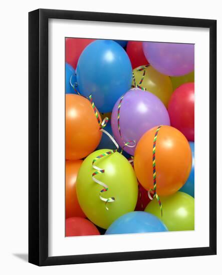 Party Balloons And Streamers-Tony Craddock-Framed Photographic Print