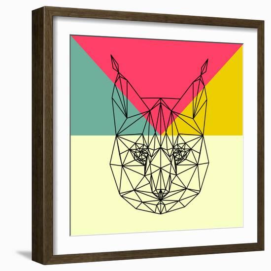 Party Bobcat-Lisa Kroll-Framed Art Print