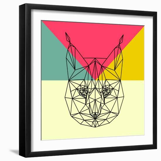 Party Bobcat-Lisa Kroll-Framed Art Print