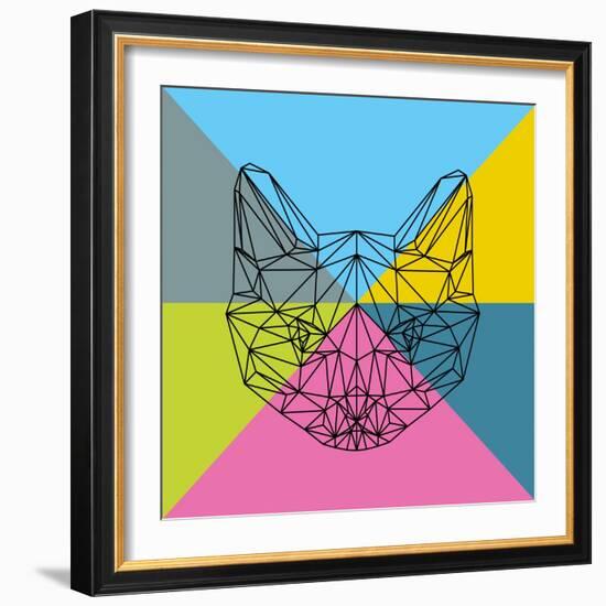 Party Cat 2-Lisa Kroll-Framed Art Print