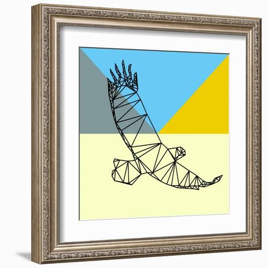 Party Eagle Polygon-Lisa Kroll-Framed Art Print