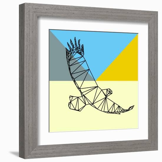 Party Eagle Polygon-Lisa Kroll-Framed Art Print