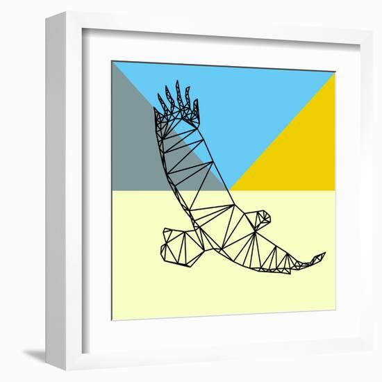 Party Eagle Polygon-Lisa Kroll-Framed Art Print