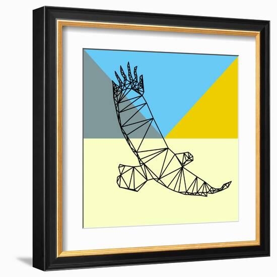 Party Eagle Polygon-Lisa Kroll-Framed Art Print