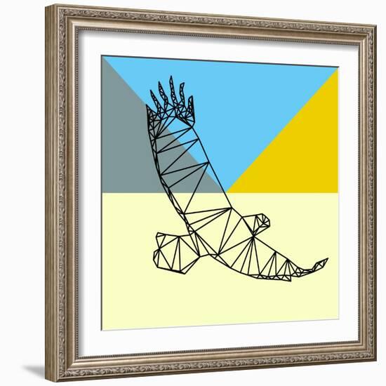 Party Eagle Polygon-Lisa Kroll-Framed Art Print