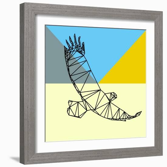 Party Eagle Polygon-Lisa Kroll-Framed Art Print