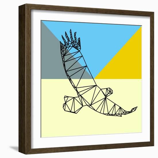 Party Eagle Polygon-Lisa Kroll-Framed Art Print