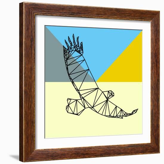 Party Eagle Polygon-Lisa Kroll-Framed Art Print