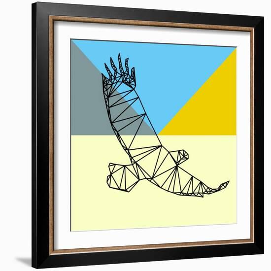 Party Eagle Polygon-Lisa Kroll-Framed Art Print