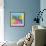 Party Elephant Polygon 2-Lisa Kroll-Framed Premium Giclee Print displayed on a wall