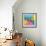 Party Elephant Polygon 2-Lisa Kroll-Framed Premium Giclee Print displayed on a wall