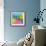 Party Elephant Polygon 2-Lisa Kroll-Framed Art Print displayed on a wall