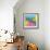 Party Elephant Polygon 2-Lisa Kroll-Framed Art Print displayed on a wall