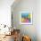 Party Elephant Polygon 2-Lisa Kroll-Framed Art Print displayed on a wall