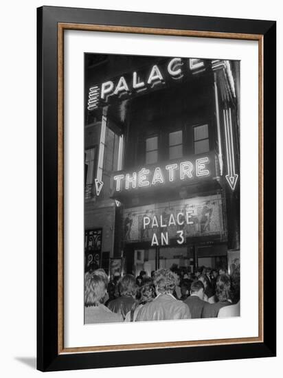 Party for Third Anniversary of the Nightclub "Le Palace in Paris", Paris, France, April 1981-null-Framed Photo