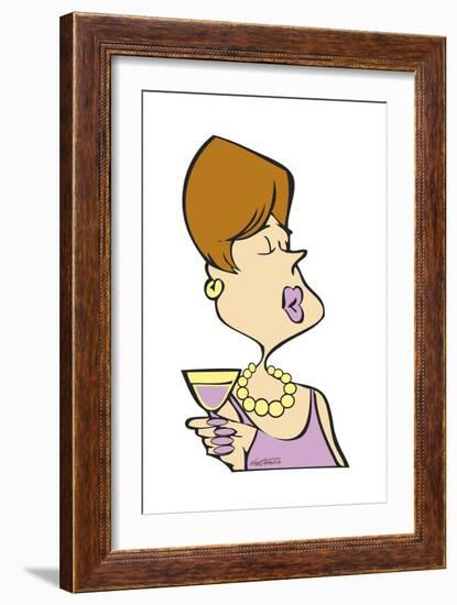 Party Gal-Nate Owens-Framed Giclee Print