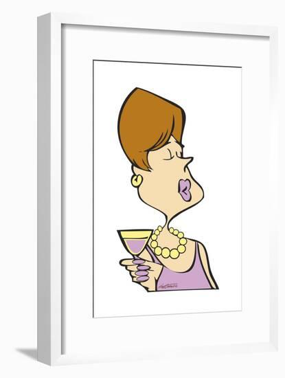 Party Gal-Nate Owens-Framed Giclee Print