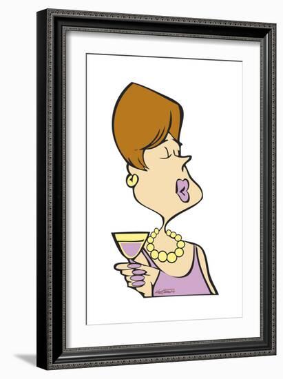 Party Gal-Nate Owens-Framed Giclee Print
