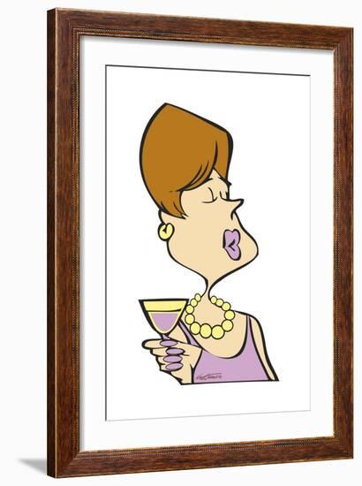 Party Gal-Nate Owens-Framed Giclee Print