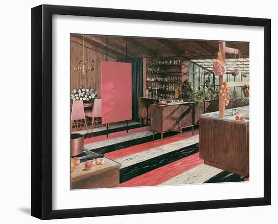 Party House-null-Framed Art Print