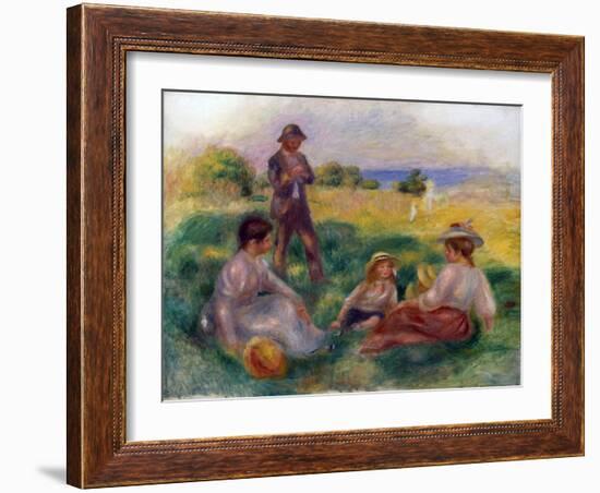 Party in the Country at Berneval, 1898-Pierre-Auguste Renoir-Framed Giclee Print