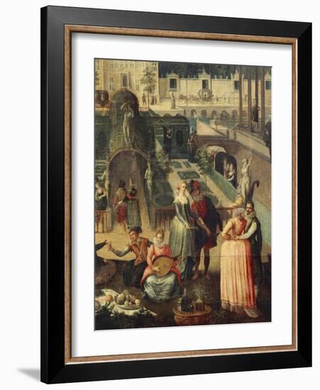 Party in the Park-Sebastian Vrancx-Framed Giclee Print