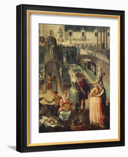 Party in the Park-Sebastian Vrancx-Framed Giclee Print