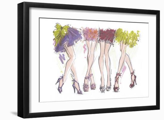 Party Legs-Jane Hartley-Framed Giclee Print