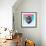 Party Lion in Red Glasses-Lisa Kroll-Framed Premium Giclee Print displayed on a wall