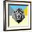 Party Lion-Lisa Kroll-Framed Premium Giclee Print