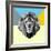 Party Lion-Lisa Kroll-Framed Premium Giclee Print