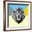 Party Lion-Lisa Kroll-Framed Premium Giclee Print