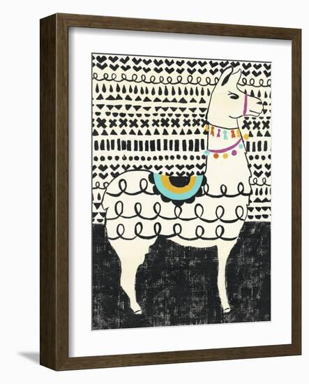 Party Llama I-Chariklia Zarris-Framed Art Print