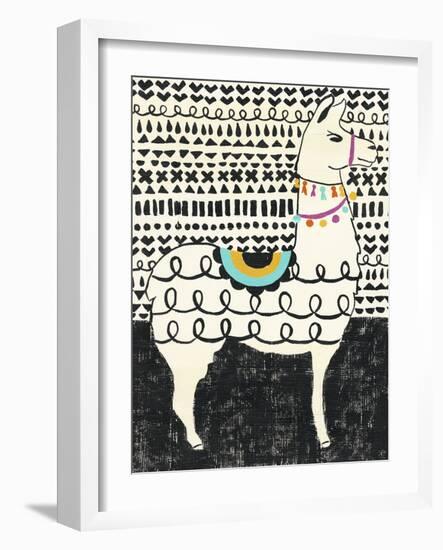 Party Llama I-Chariklia Zarris-Framed Art Print