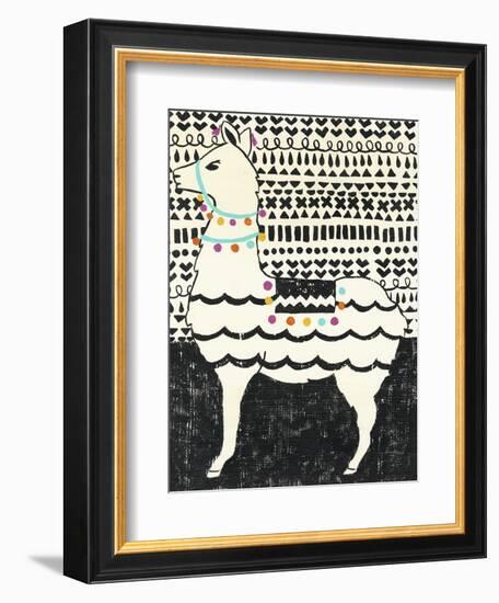 Party Llama II-Chariklia Zarris-Framed Art Print