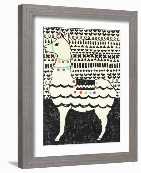 Party Llama II-Chariklia Zarris-Framed Art Print