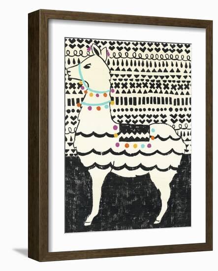 Party Llama II-Chariklia Zarris-Framed Art Print