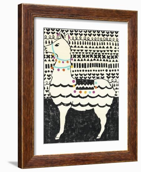 Party Llama II-Chariklia Zarris-Framed Art Print