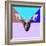 Party Moose in Glasses-Lisa Kroll-Framed Art Print