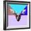 Party Moose in Glasses-Lisa Kroll-Framed Premium Giclee Print