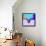 Party Moose in Glasses-Lisa Kroll-Framed Stretched Canvas displayed on a wall