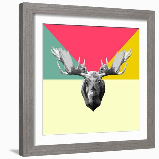 Party Moose-Lisa Kroll-Framed Premium Giclee Print