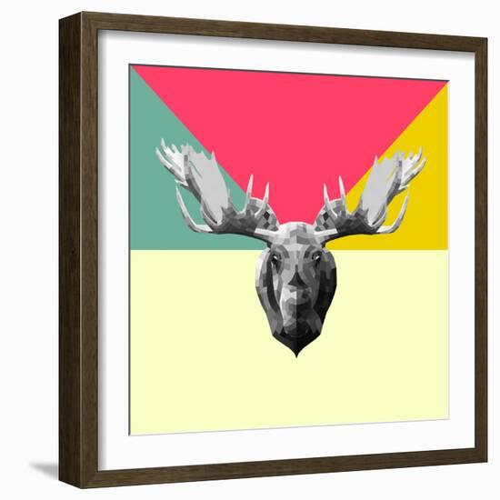 Party Moose-Lisa Kroll-Framed Premium Giclee Print