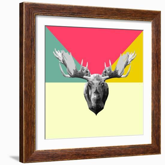 Party Moose-Lisa Kroll-Framed Premium Giclee Print