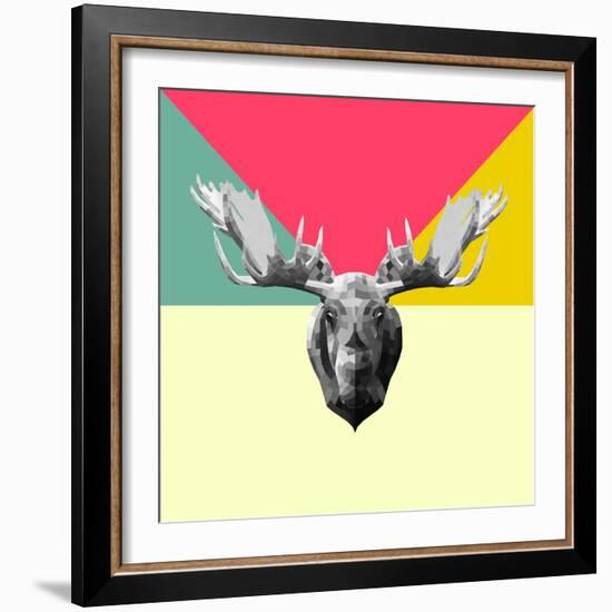 Party Moose-Lisa Kroll-Framed Premium Giclee Print